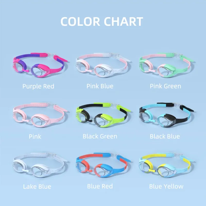 Kids Waterproof Anti-fog Swimming Goggles 6