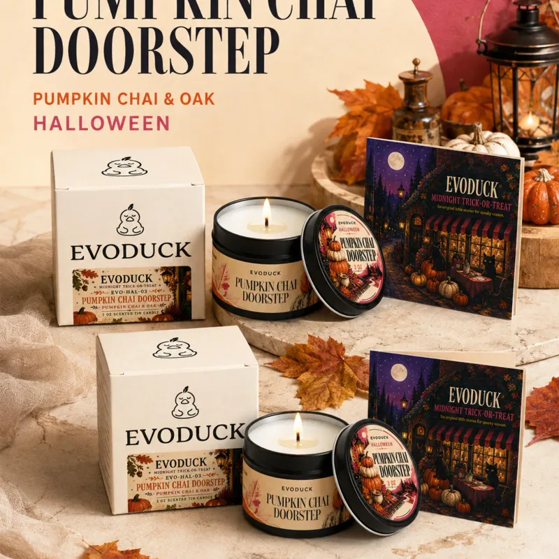 Pumpkin Chai Scented Candle Gift Set (6-Pack) 2