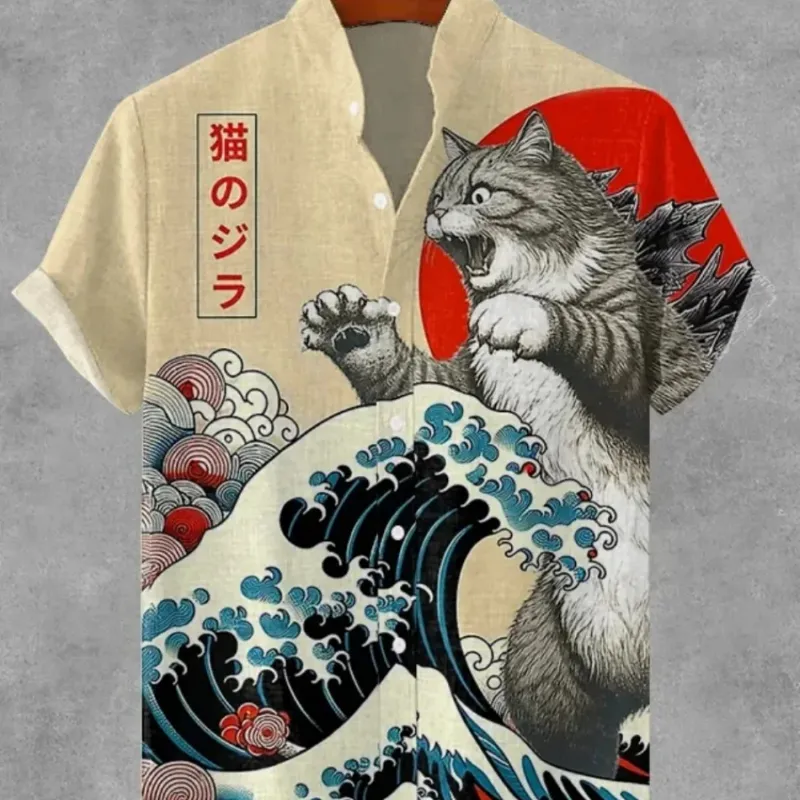 Samurai Hawaiian Shirt 1