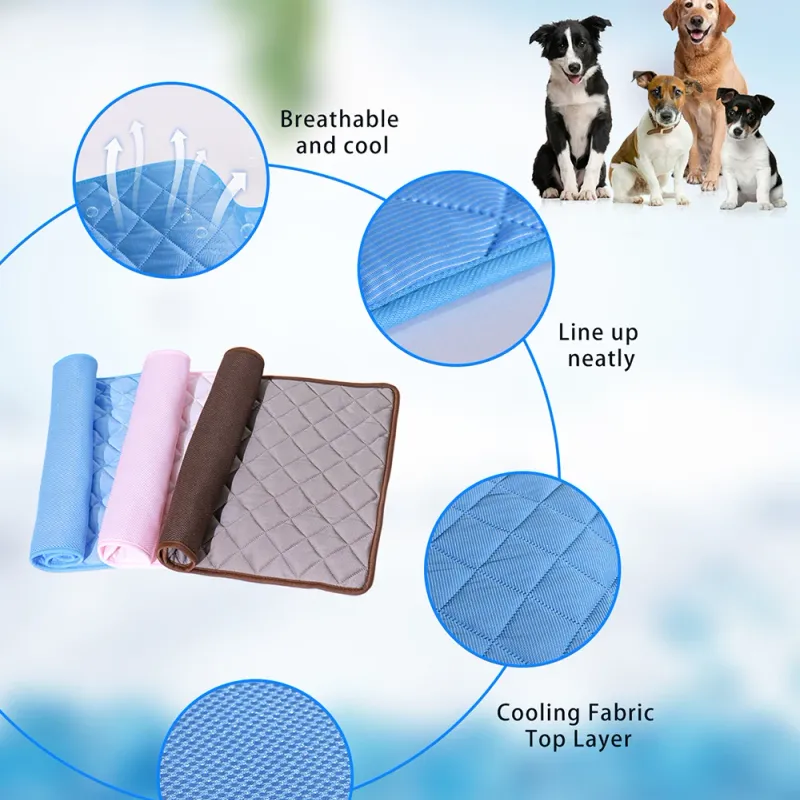 Pet Cooling Mat - Ice Silk Pad 5