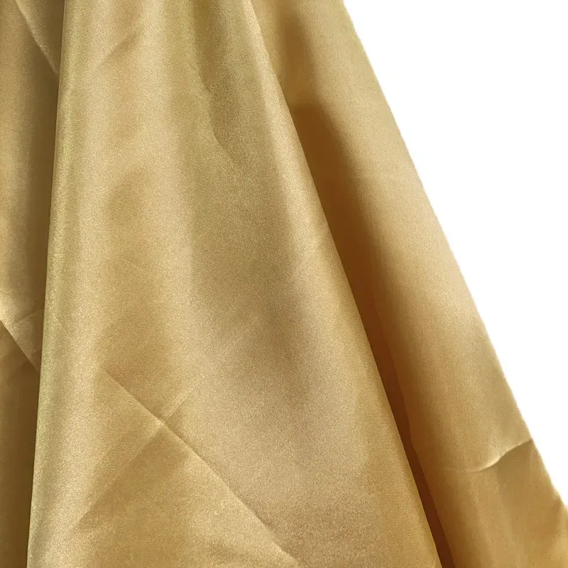 Gold Satin Fabric by Yard 3