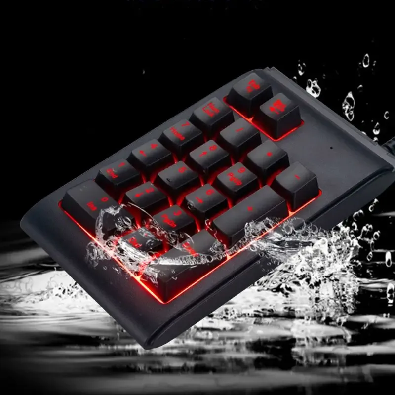 RGB Backlit Waterproof Numeric Keypad 3