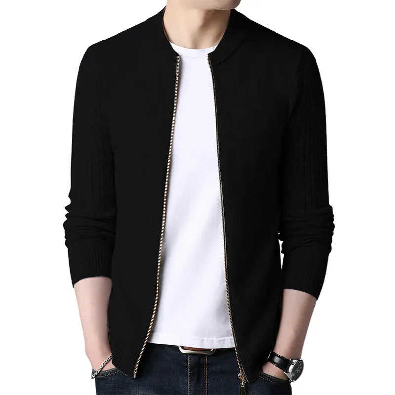 Men's Slim Fit Knit Cardigan Jacket 1