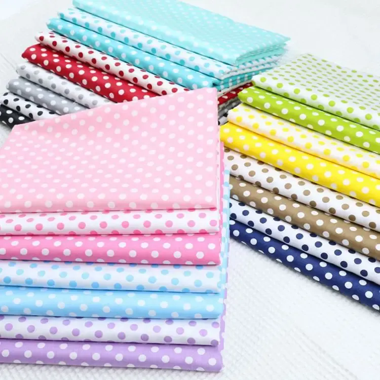 Dots Printed Cotton Fabric by Meter 1