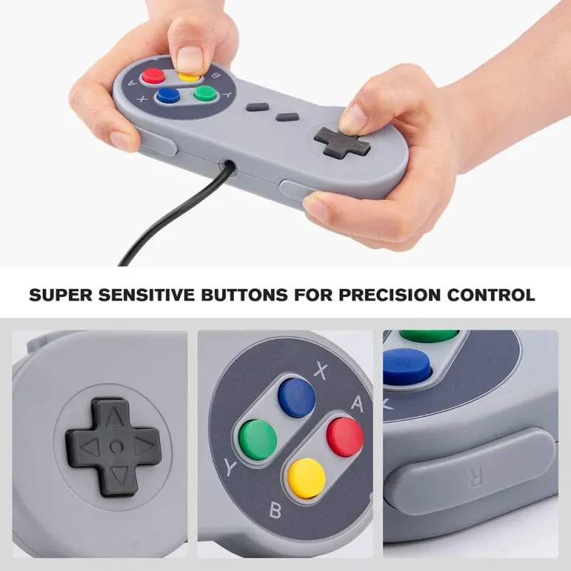 SNES Retro Gamepad for Raspberry Pi (2 Pack) 3