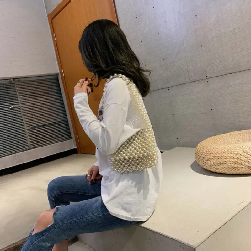 Pearl Beaded Evening Bag 3