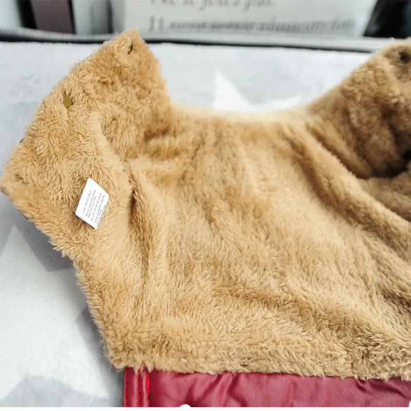 Leather Winter Pet Dog Jacket Coat 4