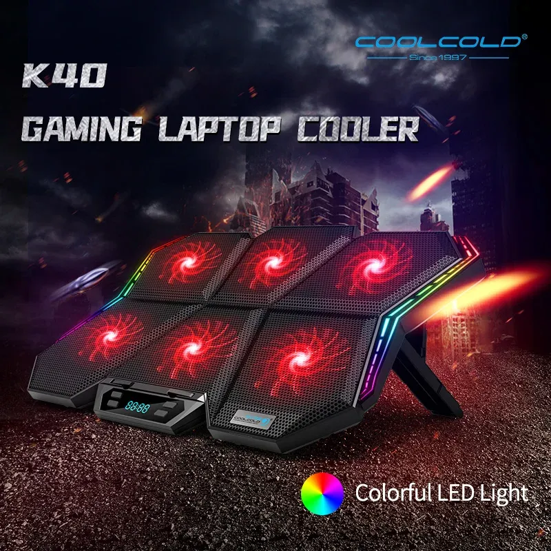 Coolcold RGB Gaming Laptop Cooler 1