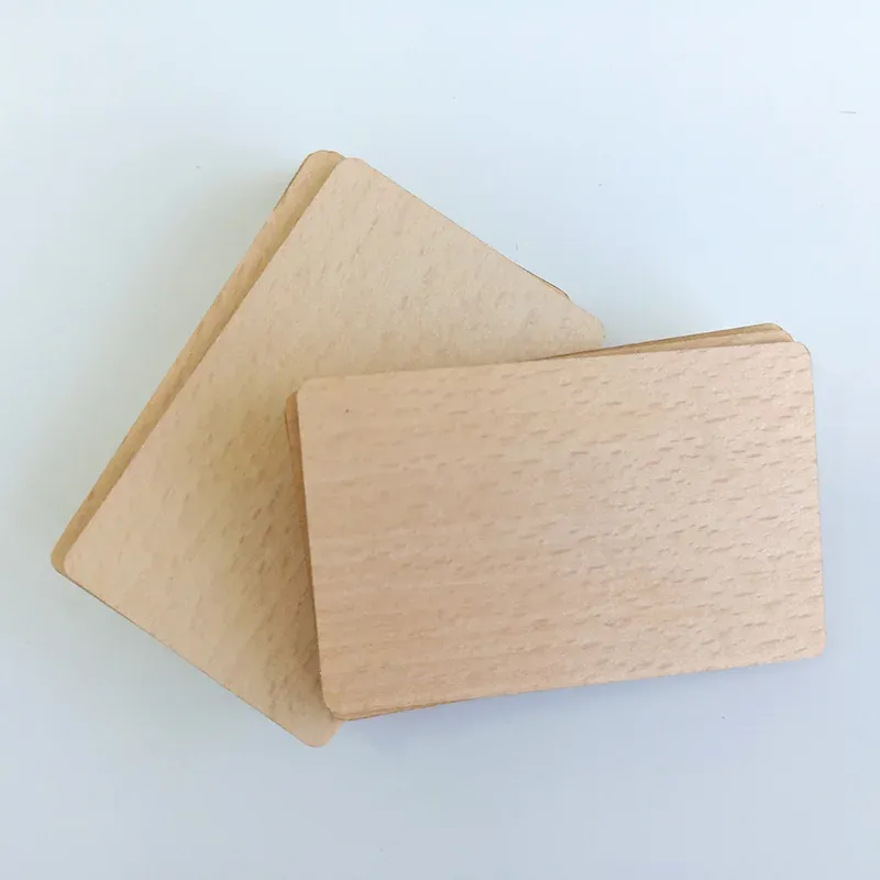 10-Pack Wood NFC Cards for DIY 6
