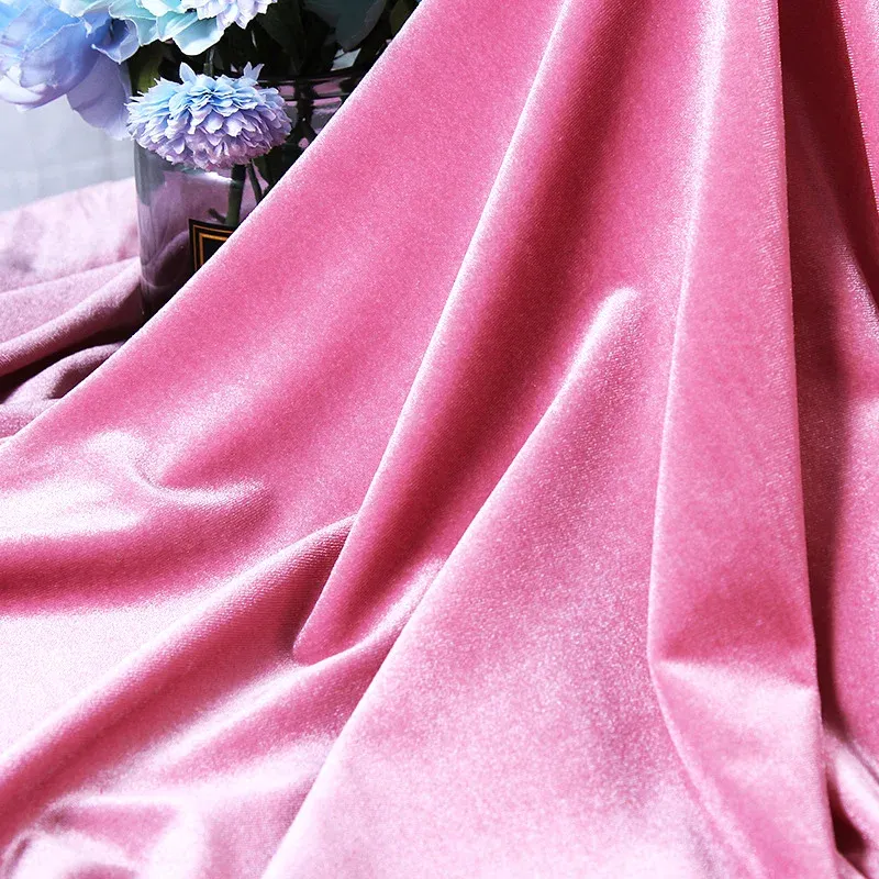 160cm Polyester Knitting Velvet Fabric 1