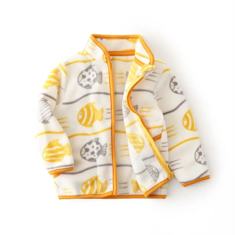 Kids Dinosaur Fleece Zip-Up Jacket 5