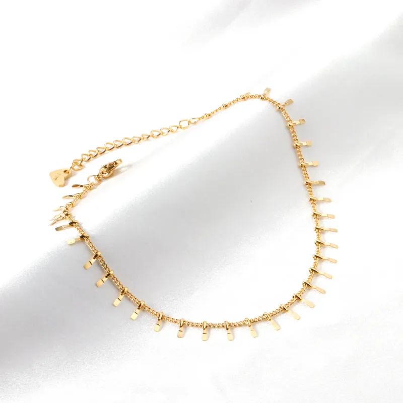 Gold Starfish Tassel Anklet Bracelet 6