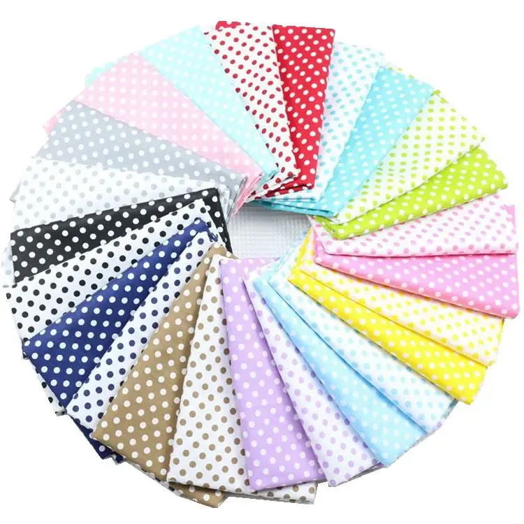 Dots Printed Cotton Fabric by Meter 3