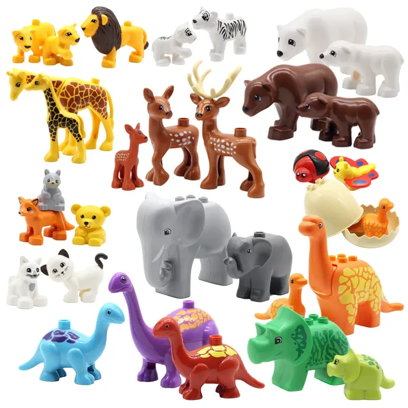 Zoo Animals Big Building Blocks Set 1