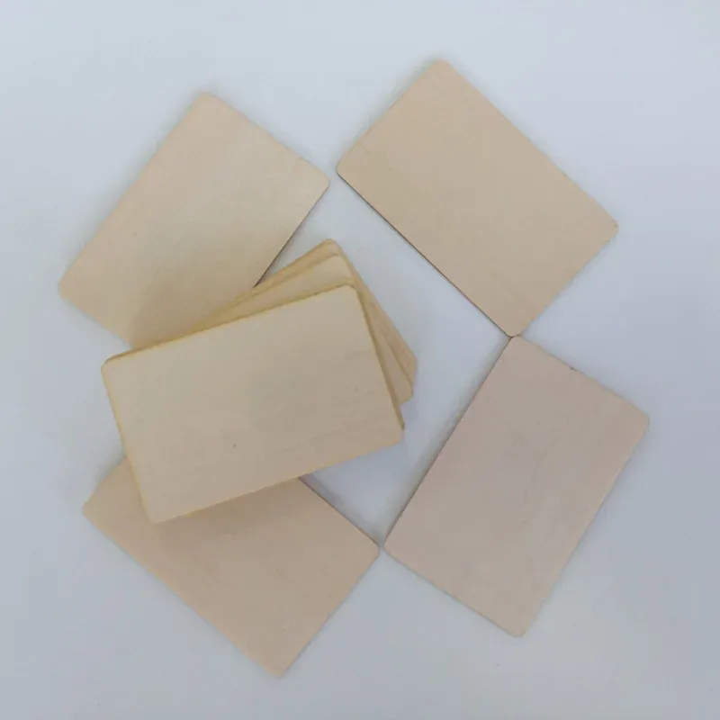 NFC RFID Basswood Business Card Blanks 2