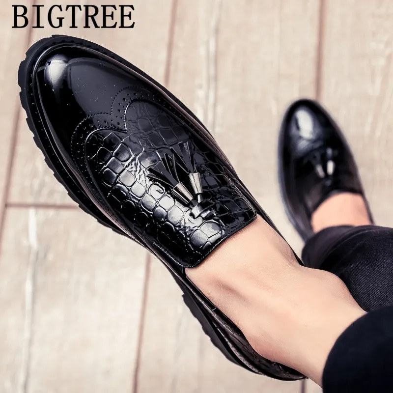 Black Patent Leather Oxford Loafers 3