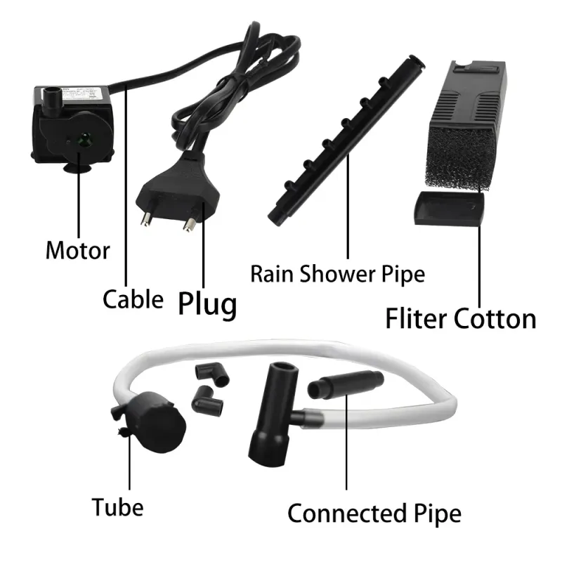 Submersible Aquarium Filter Pump with Oxygenator 2