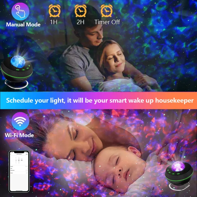 Smart LED Galaxy Projector with Music 4