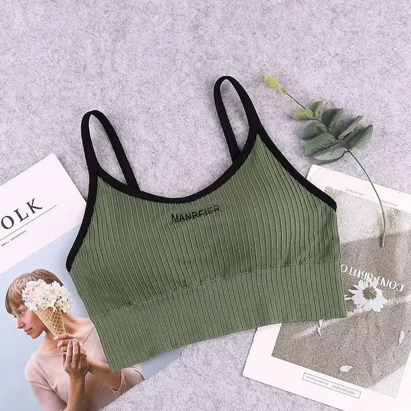 Women's Cotton Sports Bra Tube Top 6