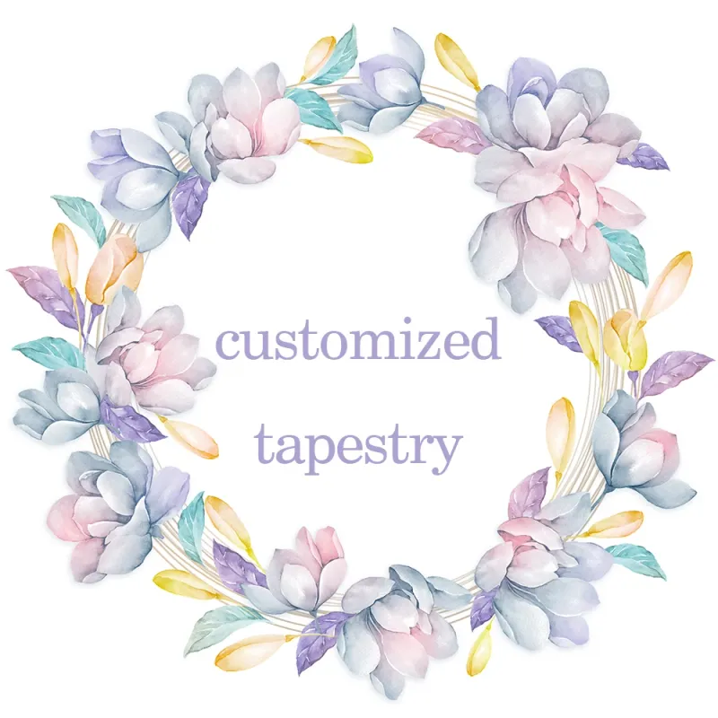 Custom Boho Mandala Photo Tapestry 4