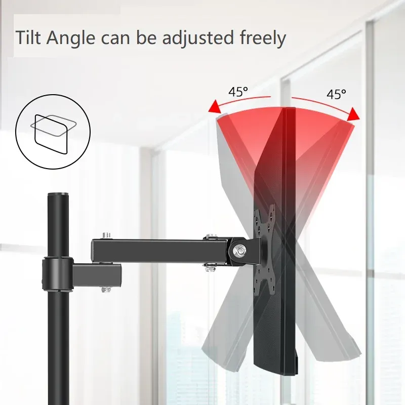HILLPORT Adjustable Monitor Arm (14-27") 2