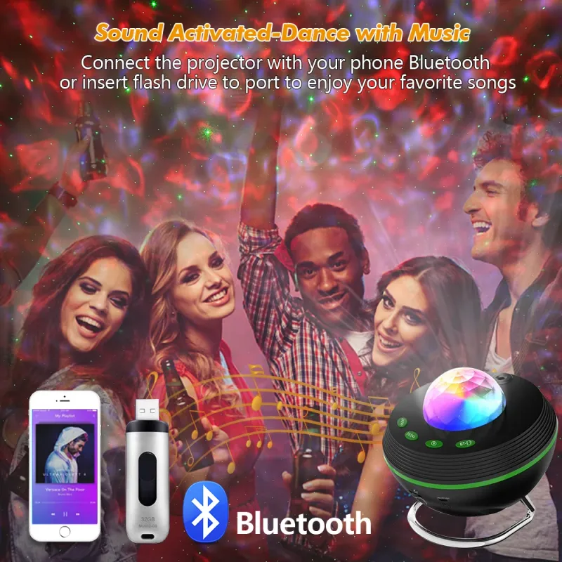 Smart LED Galaxy Projector with Music 6
