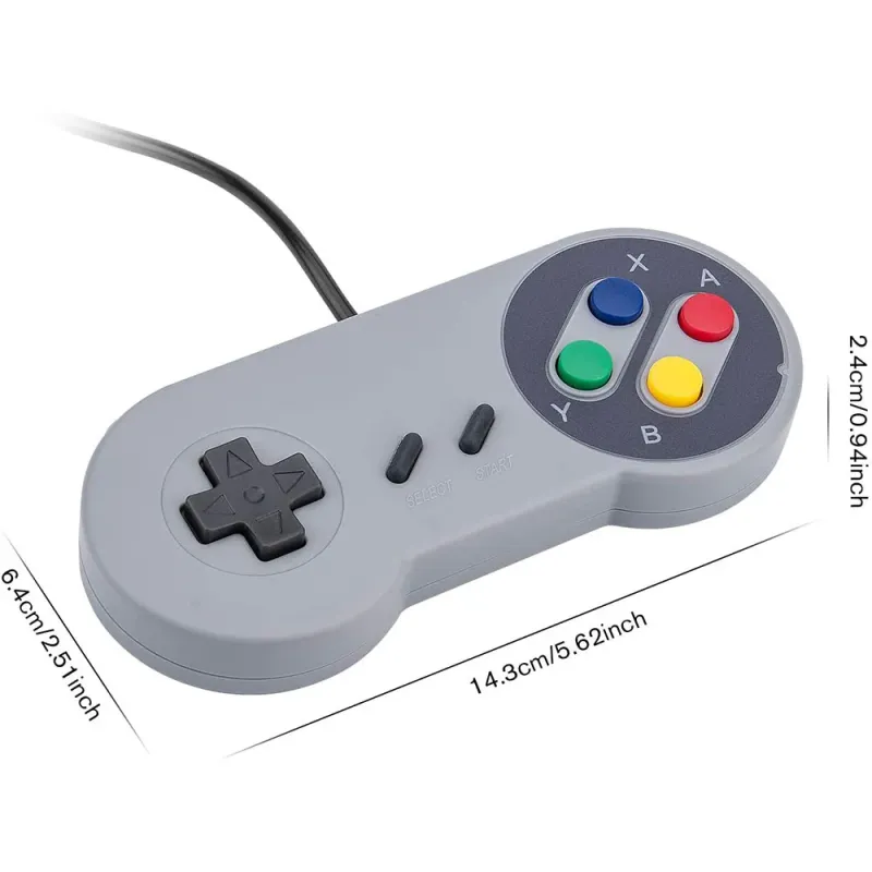 SNES Retro Gamepad for Raspberry Pi (2 Pack) 5