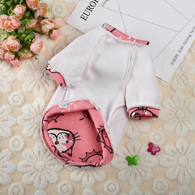 Cute Print Cat Fleece Pullover 5