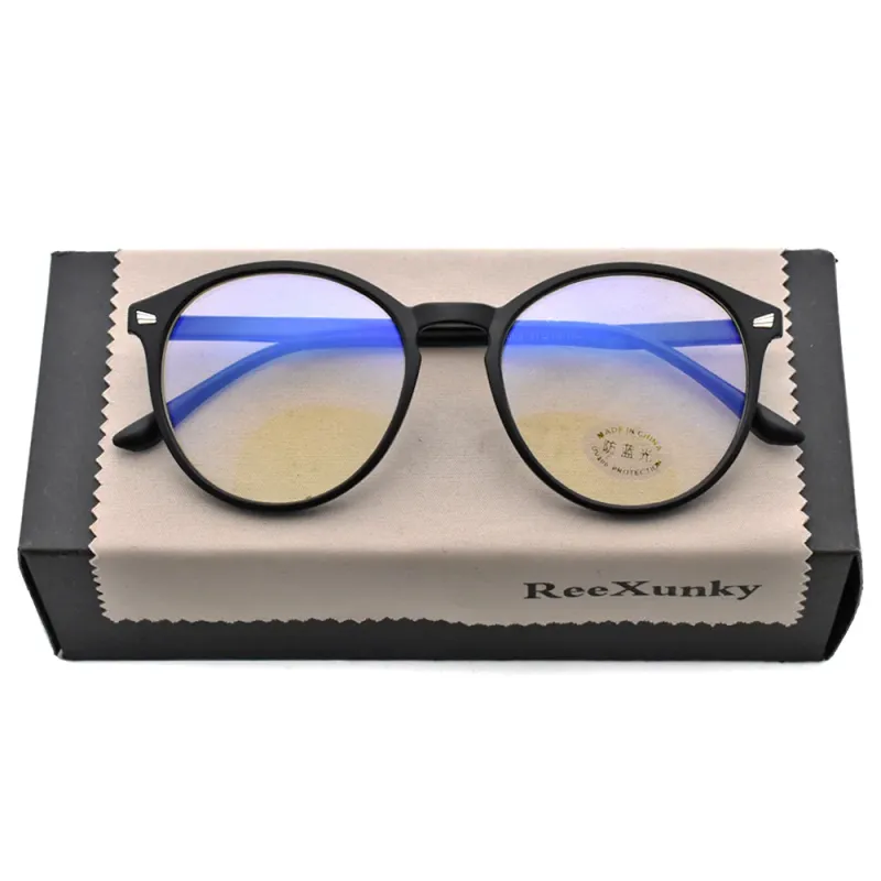 Vintage Round Anti Blue Light Glasses 1