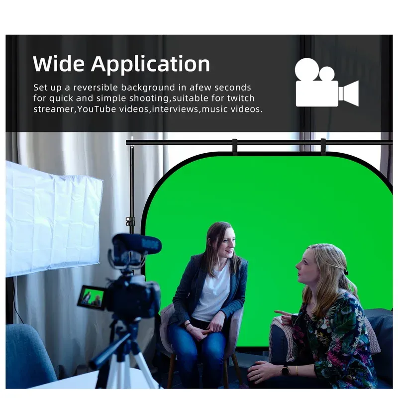 Portable Chromakey Green Blue Screen Panel 4
