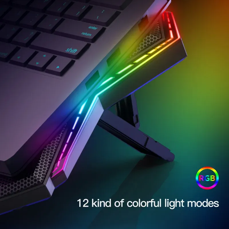 Coolcold RGB Gaming Laptop Cooler 2