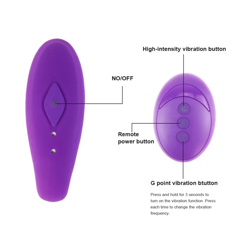Wireless U-Shape Clit & G-Spot Vibrator 3