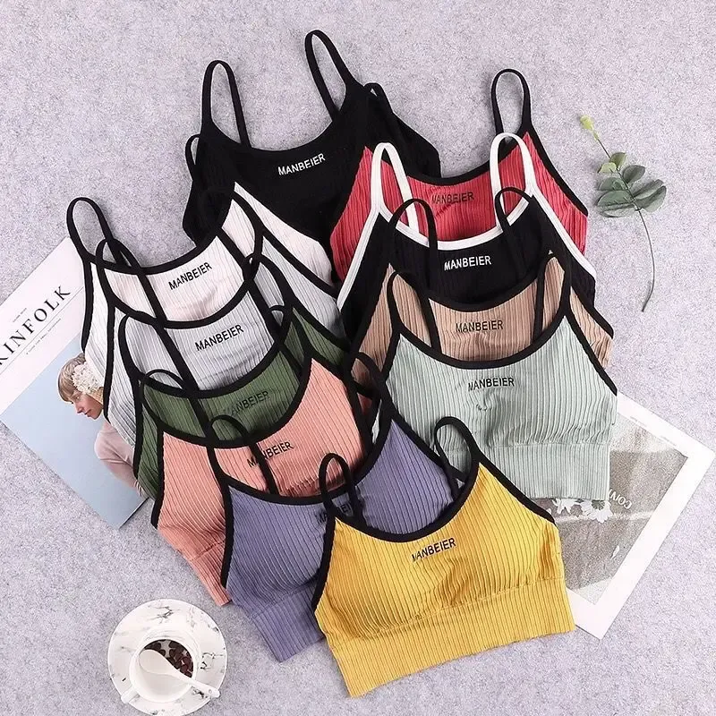 Women's Cotton Sports Bra Tube Top 1