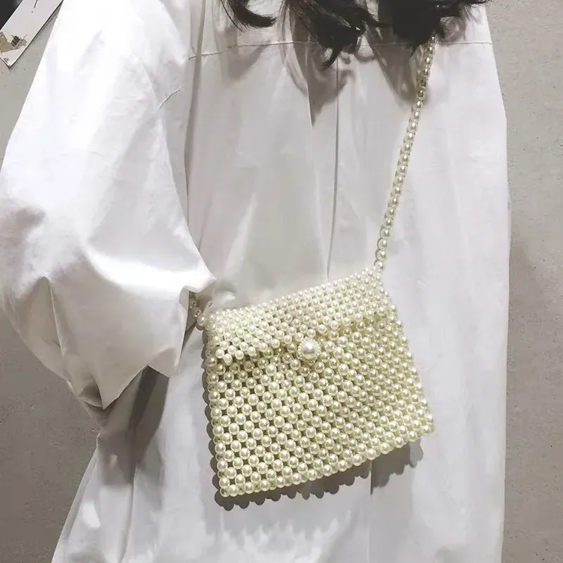 Pearl Beaded Evening Bag 2