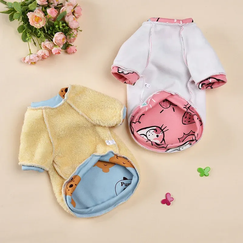Cute Print Cat Fleece Pullover 6