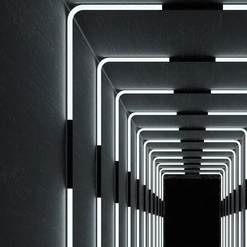 Black LED Neon Rope Tube Light 6