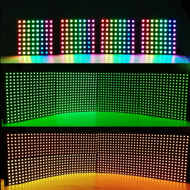 Гнучка матрична панель WS2812B RGB LED 6