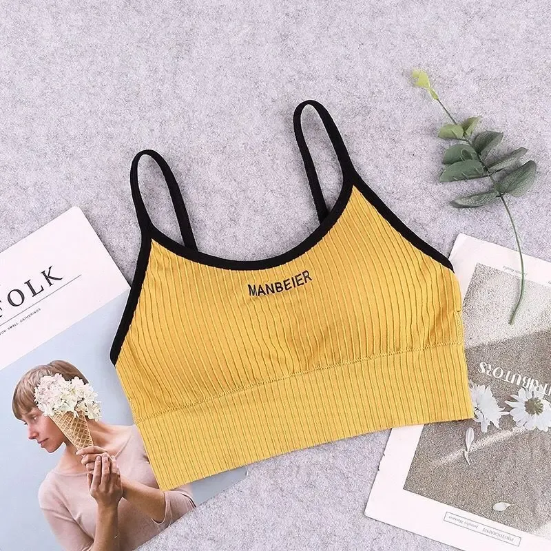 Women's Cotton Sports Bra Tube Top 3
