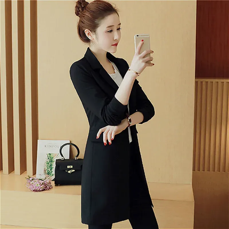 Plus Size 4XL Black Oversized Blazer 5