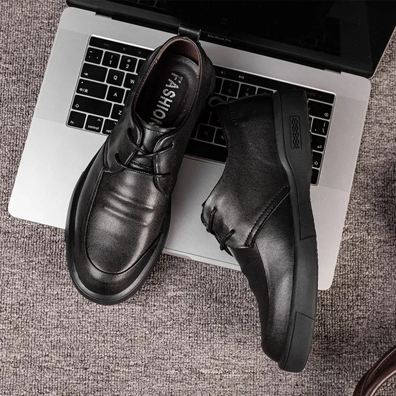 Men's Leather Oxford Dress Shoes Size 38-45 4