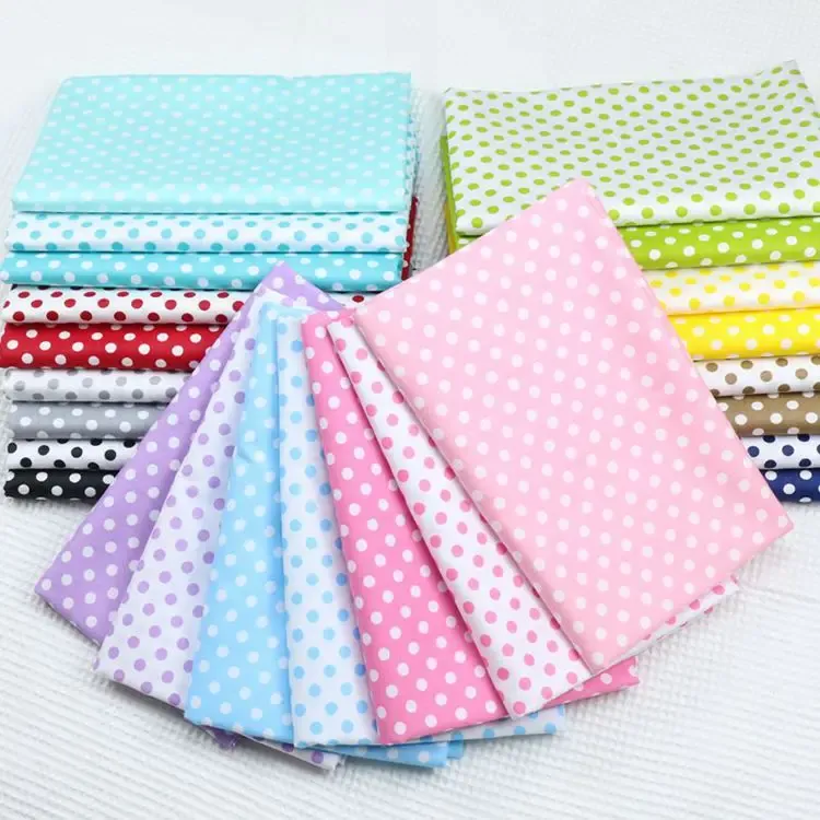 Dots Printed Cotton Fabric by Meter 2