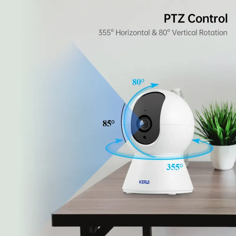 KERUI умная Wi-Fi IP камера с автоматическим отслеживанием 5