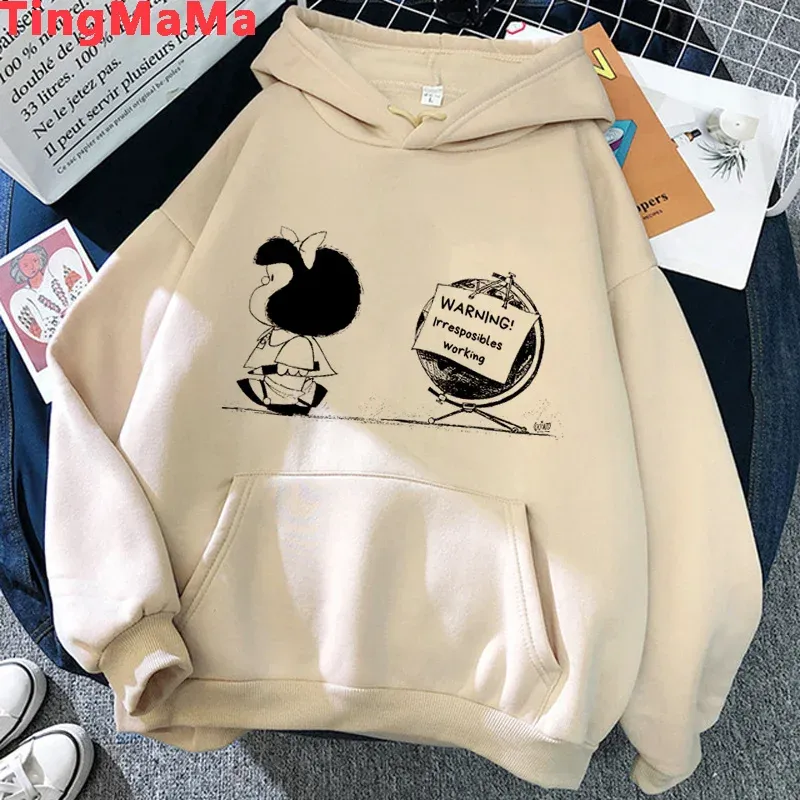 Mafalda Y2K Oversized Hoodie 1