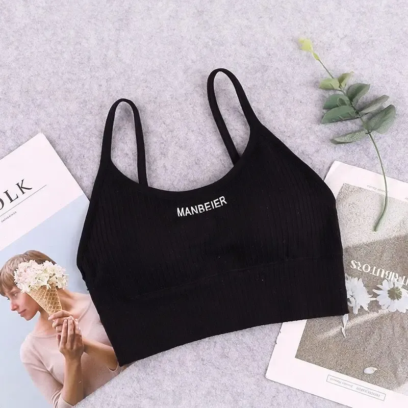 Women's Cotton Sports Bra Tube Top 2