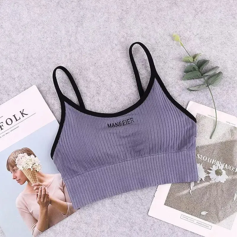 Women's Cotton Sports Bra Tube Top 5