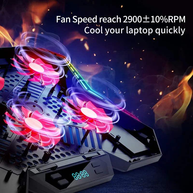 Coolcold RGB Gaming Laptop Cooler 3