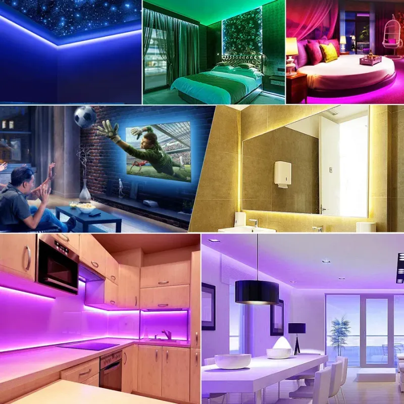 2M RGB Gaming LED Strips with Remote 6