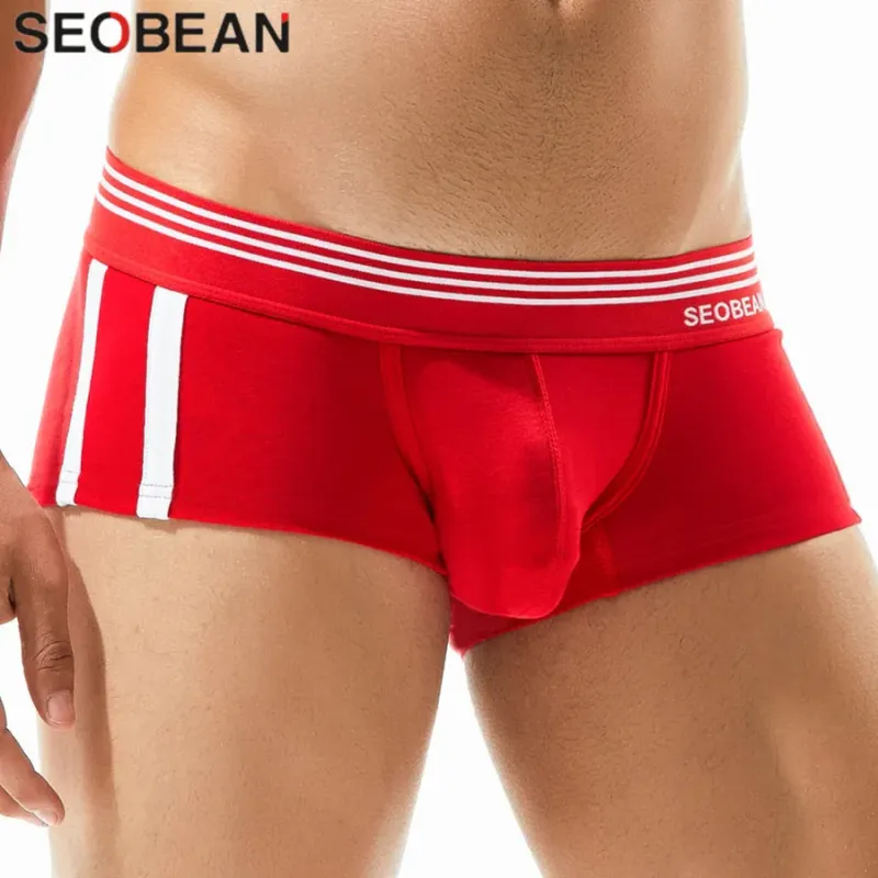 Men's Cotton Boxer Briefs - Low-Waist Stretch 4
