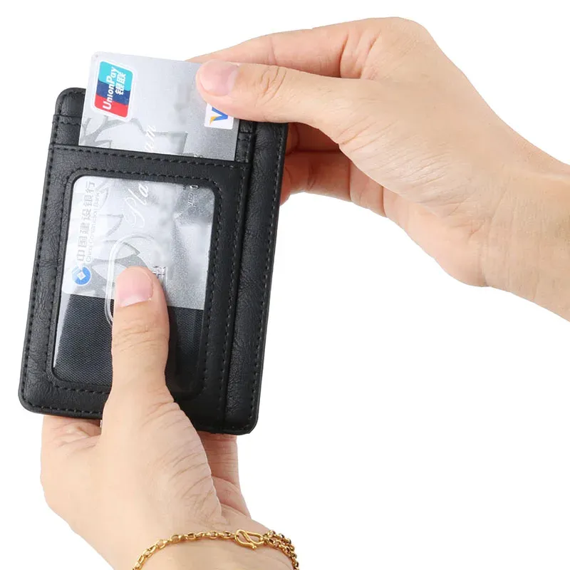 Slim RFID Blocking Leather Wallet 5