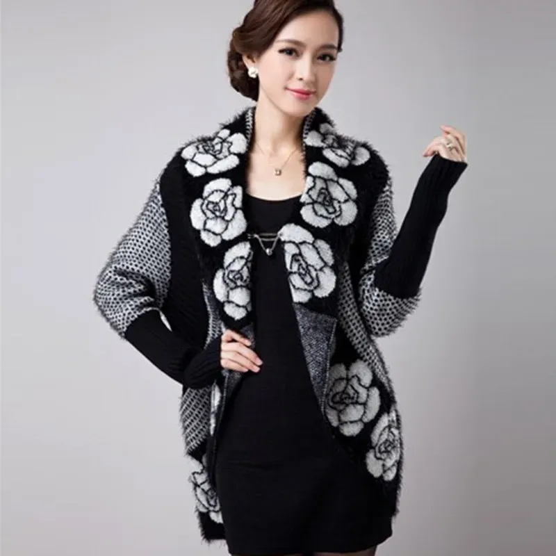 Floral Jacquard Knit Cardigan 3